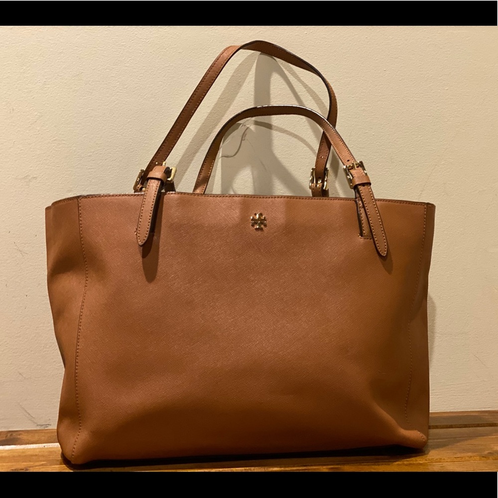 Tory Burch Brown Leather Shoulder Bag